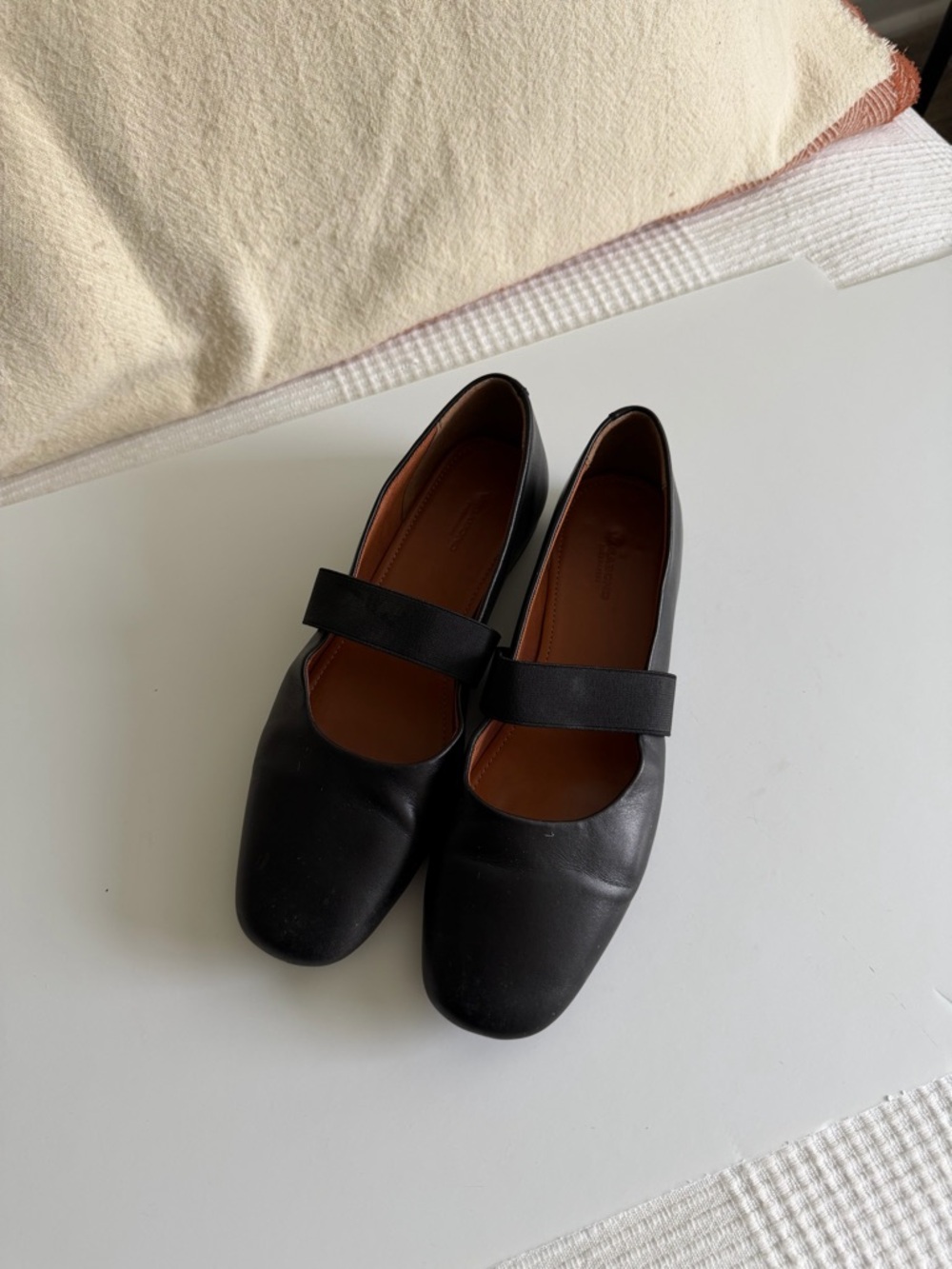 Vagabond Black Mary Jane Flats